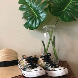 Converse Floral Abstract Sneakers